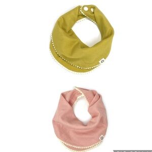 KISHU BABY Organic Pom Pom Scarf Bib